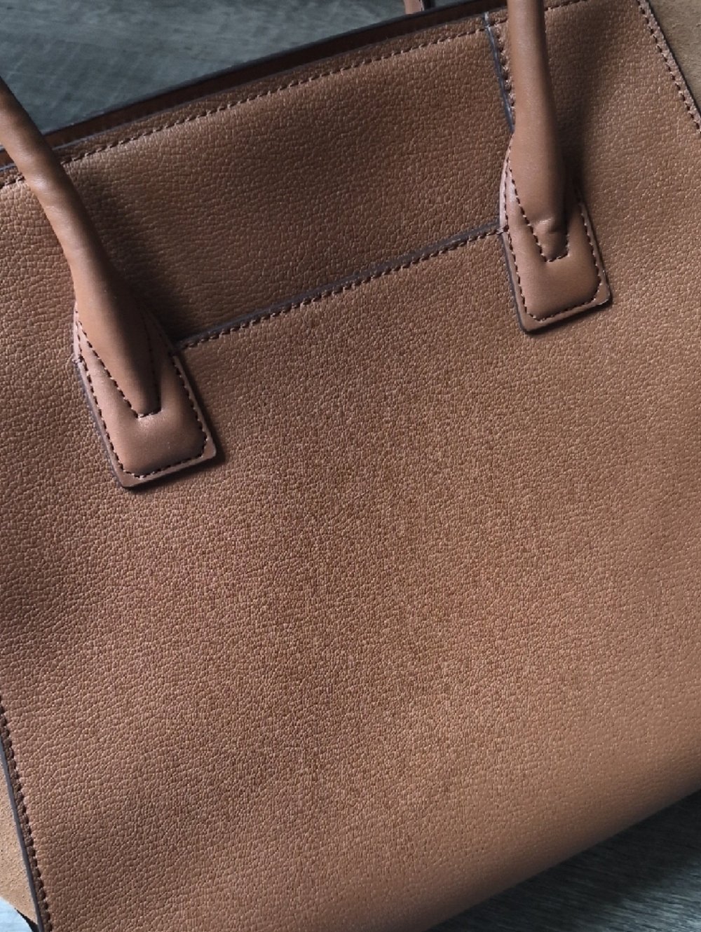 MICHAEL Michael Kors Avril Leather Top-Zip Satchel Extra Large Tode - Picture 13 of 16